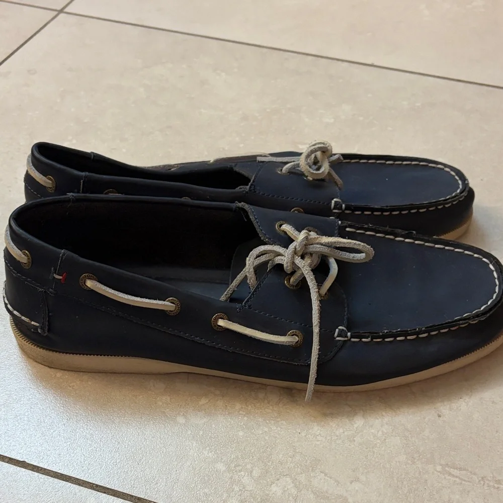 Tommy Hilfiger Dark Blue Boat Shoes